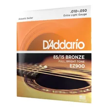 Cordas Encordoamento Violão Aço 010 Daddario C Foto mini 1
