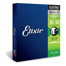 Cordas Guitarra 010 Light Heavy Revestimento Optiweb Elixir Foto mini 4