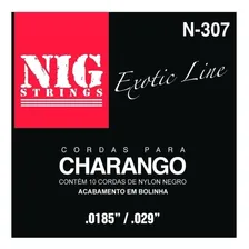 Cordas Nig Para Charango Boliviano Nylon Preto - N307 Foto mini 1