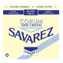 Cordas P/ Violão Savarez New Cristal Corum 500cj Tensão Alta Foto  mini 1