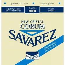 Cordas P/ Violão Savarez New Cristal Corum 500cj Tensão Alta Foto mini 4