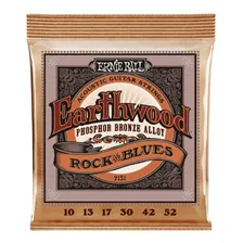 Cordas Violao 010 Aço Earthwood Phosphor Bronze Ernie Ball Foto mini 1