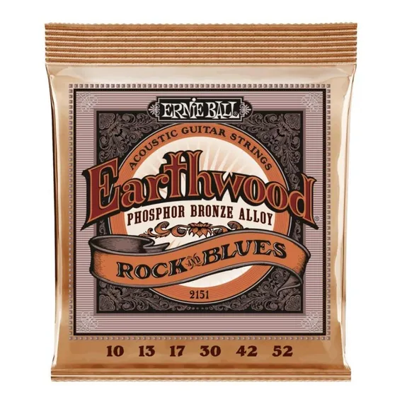 Cordas Violao 010 Aço Earthwood Phosphor Bronze Ernie Ball Foto 1