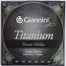 Cordas Violão Nylon Giannini Titanium Genwtm Média Foto mini 3