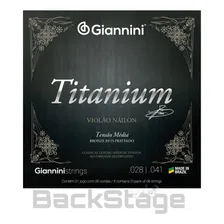 Cordas Violão Nylon Giannini Titanium Genwtm Média Foto mini 1