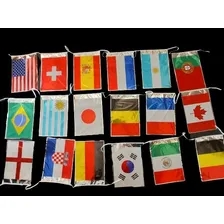 Cordão 7 Metros Bandeirinhas Metalizadas Países Festa Nações Foto mini 4