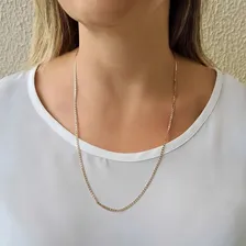 Cordão Banhado Ouro Não Causa Alergia Pingente Jesus Na Cruz Cor Dourado Foto mini  2