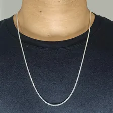 Cordão Corrente Prata 925 Grumet 70cm Escamada Fina 2mm Luxo Cor Prata 925 LegÃtima Foto mini 3