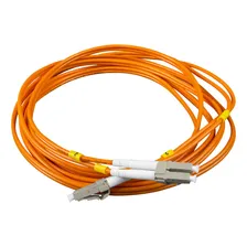Cordão De Fibra Óptica Duplex 2,5m Multimodo Lc Lc 62,5/125 Foto mini 2