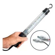 Cordão De Luz Pendente 30 Leds Cabo 5m - Garra Bateria 12v Foto mini 1