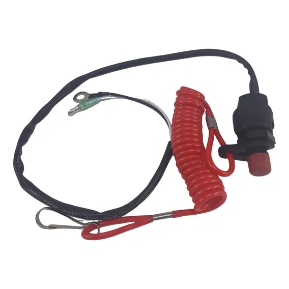 Cordão De Segurança Com Botão Corta Circuito Jet Motor De Popa Foto 1