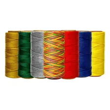Cordão Encerado 1mm - Fio Cordone - 100m - Diversas Cores Cor 310 - Preto Foto mini  2