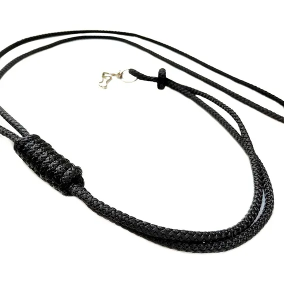Cordão Fiel Para Apito Preto Trançado Vigilante - Simples Foto 1