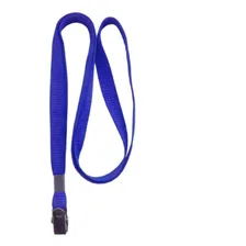 Cordão Para Crachá Acp Tecido Ref 804 C/10 Azul Foto mini 1