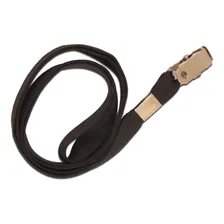 Cordão Para Crachá Com Jacaré Preto 12mm Mares 10 Und Foto mini 3