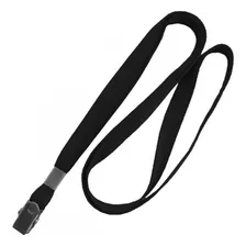 Cordão Para Crachá Com Jacaré Preto 12mm Mares 10 Und Foto mini 1