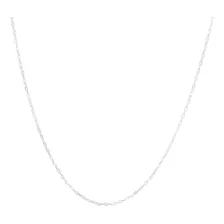 Cordão Prata 925 Corrente Masculina Cadeado Infantil 50cm Foto mini 1