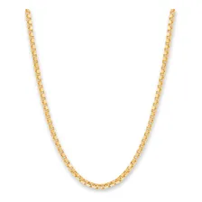 Cordão Rommanel Fio Veneziana Tamanho 50cm Folheado - 531311 Cor Dourado Foto mini 1