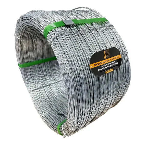 Cordoalha Para Curral - 4mm - 3 Fios - 500 Metros - Jst Foto 1