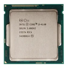 Core I3 4160 Lga 1150 3.60 Ghz 3mb Cache Testado E Foto mini 1