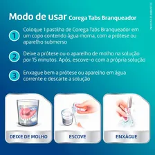 Corega Tabs 3 Minutos Limpador De Dentaduras 60 Unidades Foto mini 4