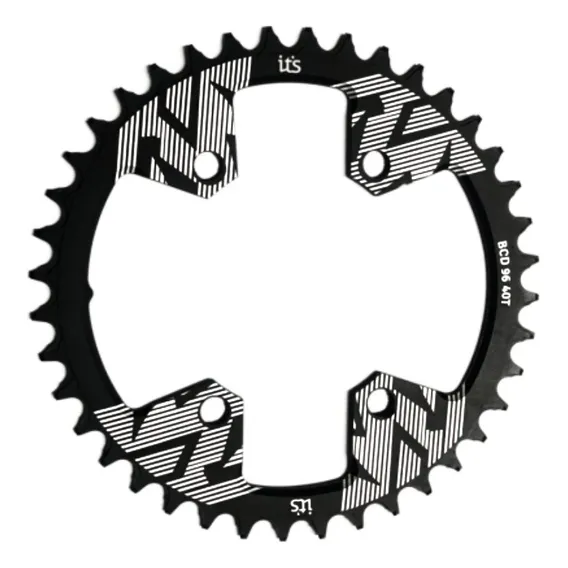 Coroa 40 Dentes Narrow Mtb Ictus Bcd 96 Assimétrica Foto 1