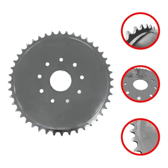 Coroa 44 Dentes Bicicleta Motorizada Moskito Kit Motor 2t Foto 1