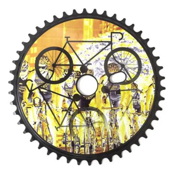 Coroa 46d Aço Desenho Bike Foto 1