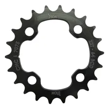 Coroa Bike Iron Index Bcd64 22t Shimano Duplo 7000/8000 Preto Foto mini 1