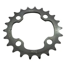 Coroa Bike Iron Index Bcd64 22t Shimano Duplo 7000/8000 Preto Foto mini 2