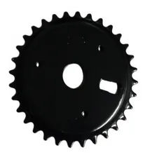 Coroa Engrenagem Para Bicicleta 32 Dentes Preta Cor Preto Foto mini 1