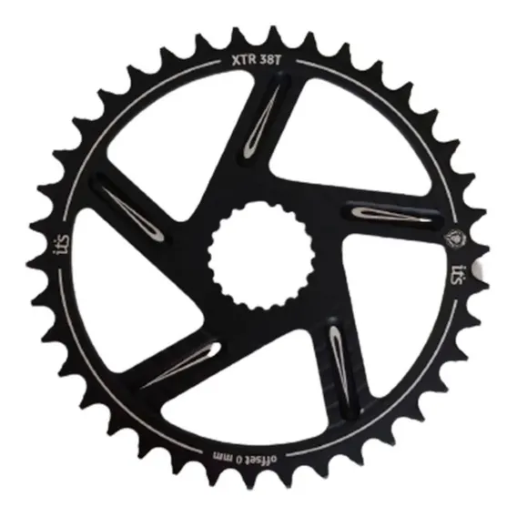Coroa Ictus 12v Xtr Offset 0mm 38 Dentes Shimano Slx Xt Xtr Foto 1