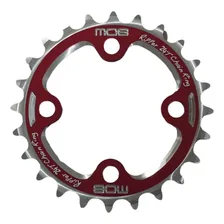 Coroa Mob Ripper Vermelha 24d AlumÃnio 7075 Index Bcd 64mm Foto mini 1