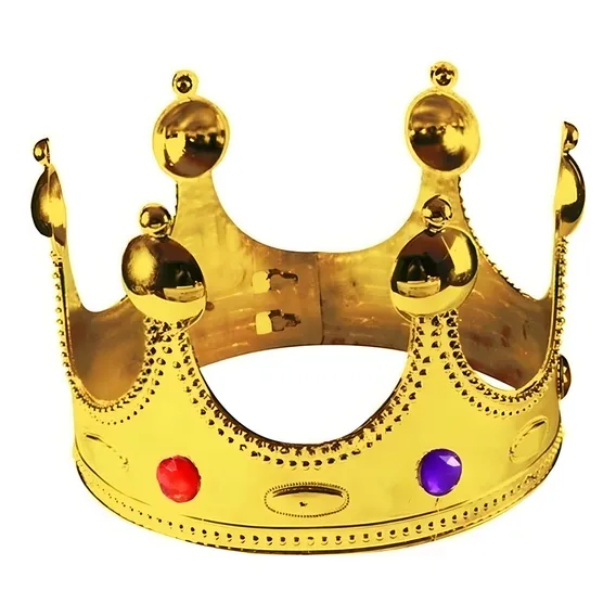 Coroa PrĂncipe Dourada Coroa Regulável - Cor Dourado Foto 1