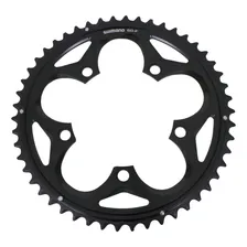 Coroa Shimano 105 Fc 5750 50d Bcd 110mm 5 Furos 10v Preta Foto mini 1