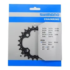 Coroa Shimano Deore M590 24 Dentes Bcd 64mm 10v Foto mini 3