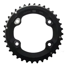 Coroa Shimano Deore M6000 36d Bcd 96mm Assimétrico 2x10v Foto mini 1