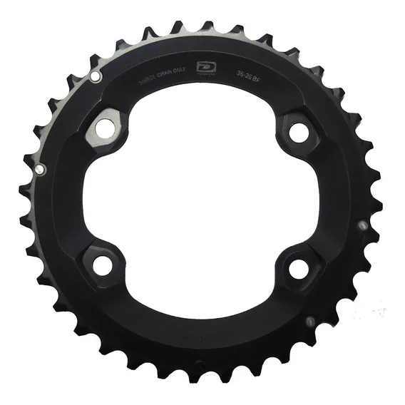 Coroa Shimano Deore M6000 36d Bcd 96mm Assimétrico 2x10v Foto 1
