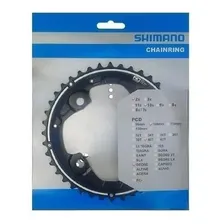 Coroa Shimano Deore M615 40t Bcd 104mm 2x10 Mtb Dynasys Foto mini 2