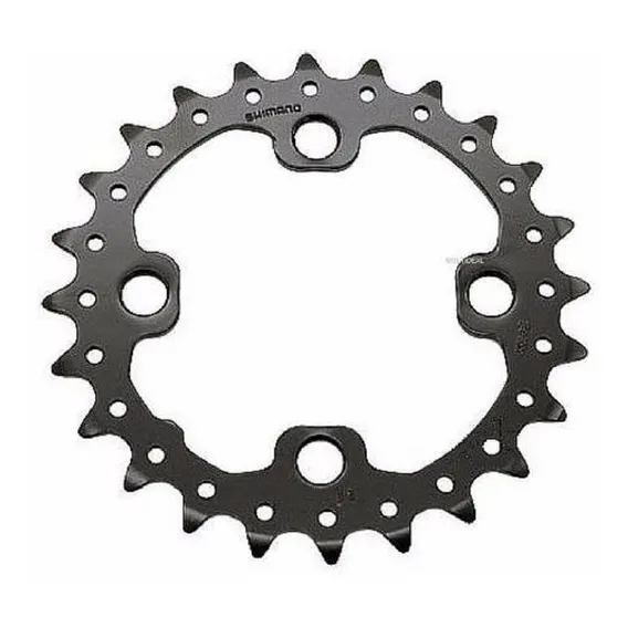 Coroa Shimano Deore Slx 2x10 10v 24t M675 Pcd 64mm Bike Top Foto 1