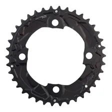 Coroa Shimano Fc-m617 Deore 36d Dupla 2x10 Bcd 104mm Preto Foto mini 1