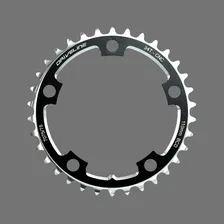 Coroa Speed Alumínio 34 Dentes Bcd 110mm 5 Furos D/ Bike Foto mini  2