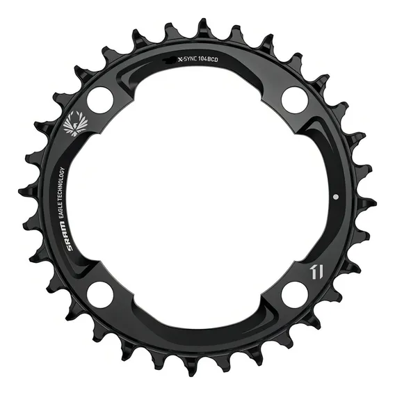 Coroa Sram Eagle Bcd 104mm X-sync 32 T 11v 12v E Quarq Foto 1