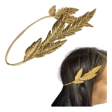 Coroa Tiara Fantasias Carol L.R.S PA0102C2 Deus Grego Romano Dourada Tiara De Louros Pra Fantasia Foto mini  3