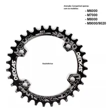 Coroa Unica Deckas Deore M6000 Slx M7000 Xt M8000 Xtr M9000 BCD 96mm 34 Dentes Foto mini  2