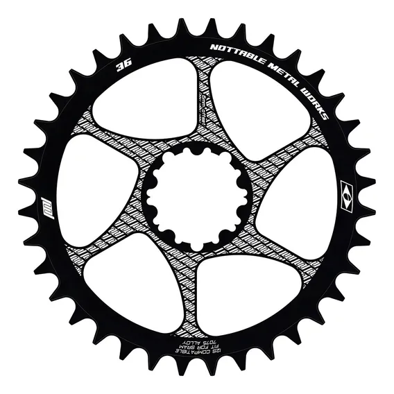 Coroa Unica Nottable Sram 36 Dentes 3mm Boost Cor Preto Foto 1