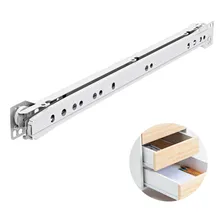 Corrediça Branca 40cm Para Gaveta - 4 Pares Cor Branco Foto  mini 1