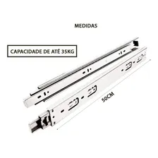 Corrediça Telescópica H45 50cm Fgvtn- Floresta Cor ZINCADO Foto mini 4