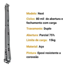 Corrediça Trilho De Apoio Para Gavetas 35cm Deslizamento Por Rodinha 01 Par Foto mini 3