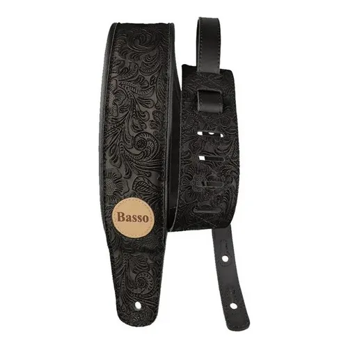 Correia Alça Basso Vtsl52 Floral Preto Foto 1